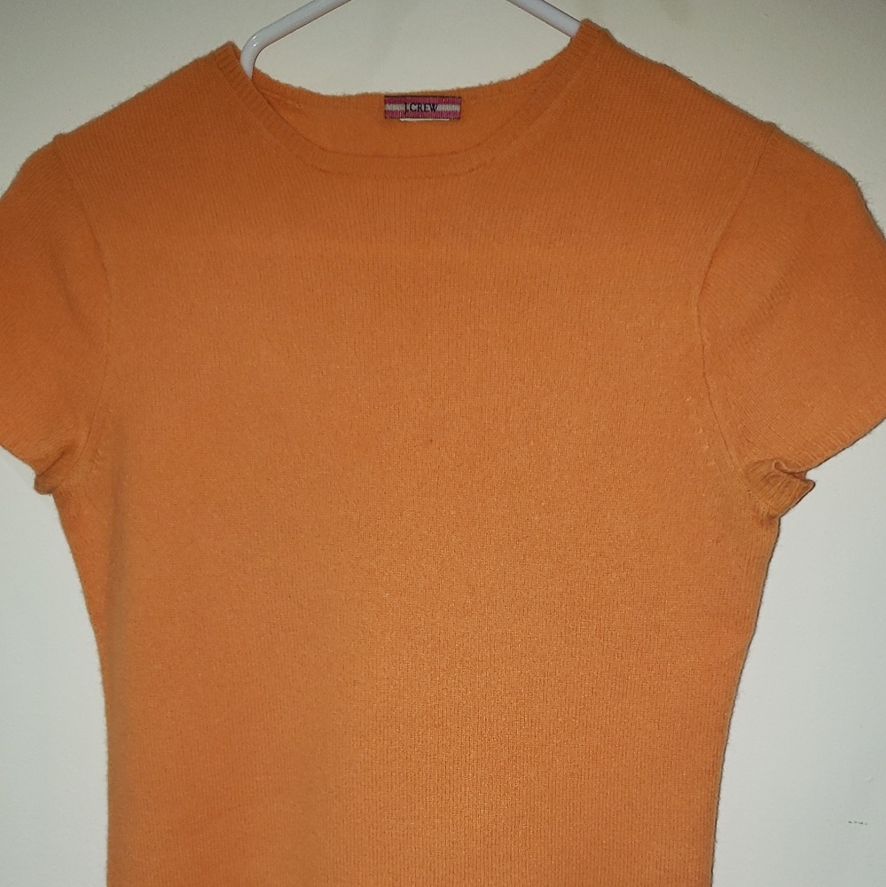 J. Crew Short Sleeve Cashmere Sweater